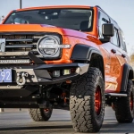 Силовой передний бампер MEIKA Tank 300 2021+ Танк дуга лебедка 2 фонаря свет