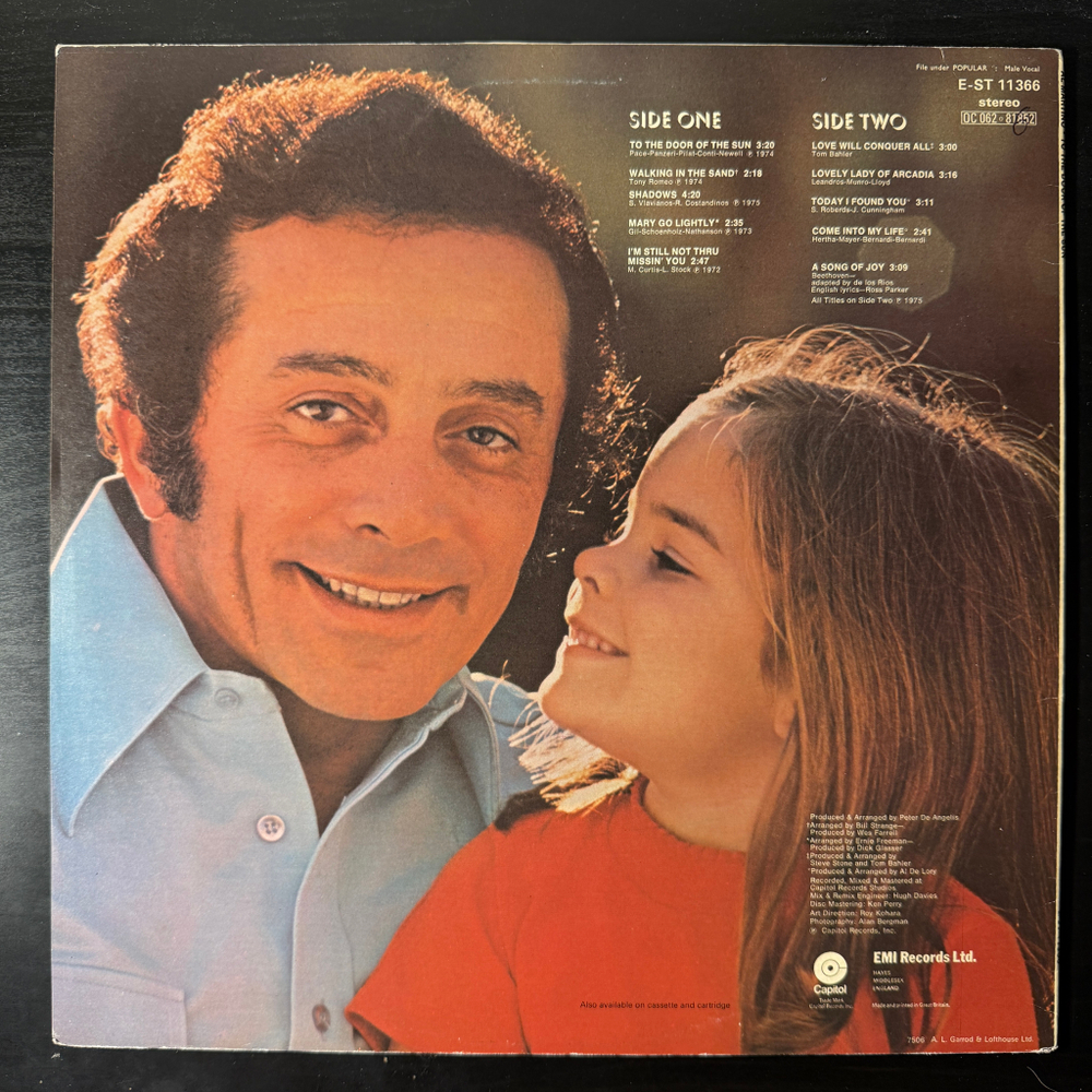 Al Martino ‎– To The Door Of The Sun (Англия 1975г.) Promo