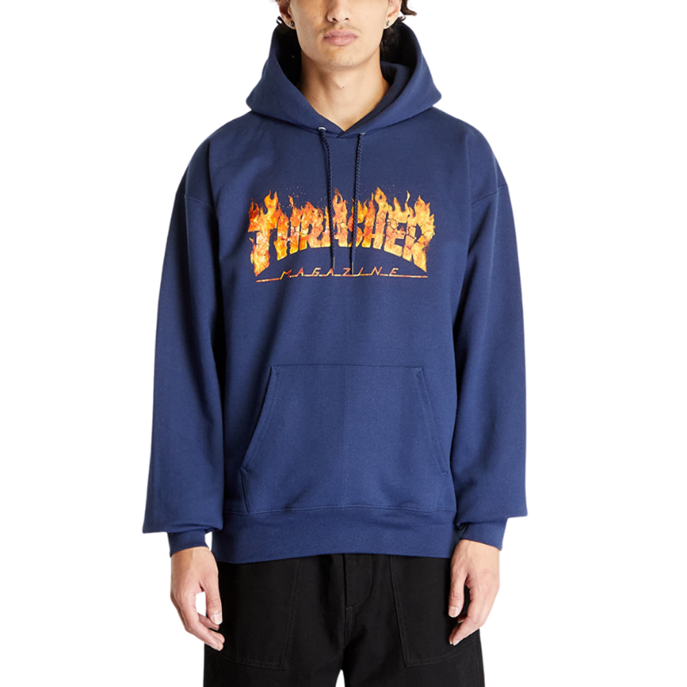 Blue tie dye thrasher hoodie best sale