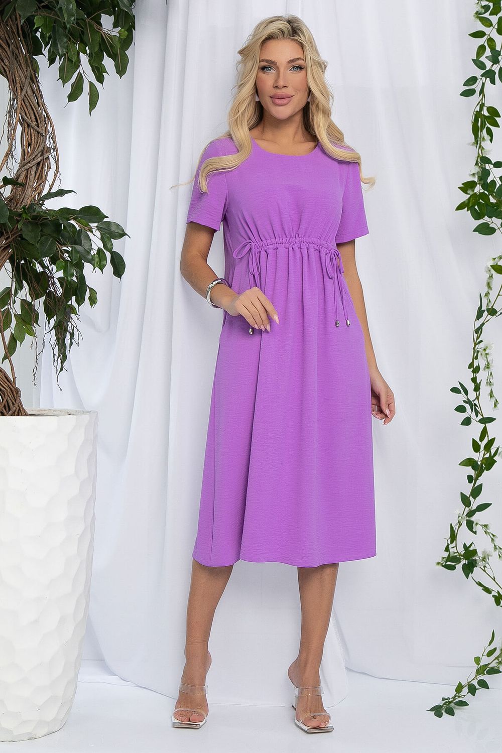 Платье Цветы Лета (сирень) П13058-18М LT Collection