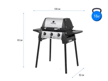 Портативный газовый гриль Broil King Porta Chef 320, 3 горелки