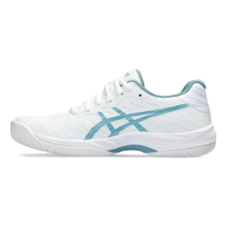 Женские теннисные кроссовки ASICS Gel-Game 9 All Court Shoe Women - White, Petrol