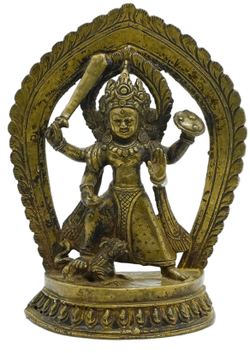 Статуэтка Шивы с кхандой и кхетакой. XIX-XX вв.