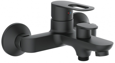 30018-C Смеситель для ванны (ЧЕРНЫЙ) HANSEN (10/1шт)