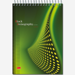 Блокнот формат А5 60 листов на спирали "Stenography"