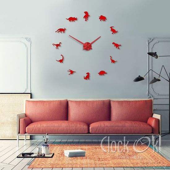 Настенные 3D часы Dino