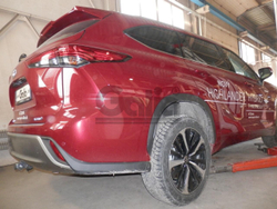 Фаркоп оцинкованный Galia T077A для TOYOTA HIGHLANDER 2019-(паспорт и сертификат в комплекте)(без электрики)