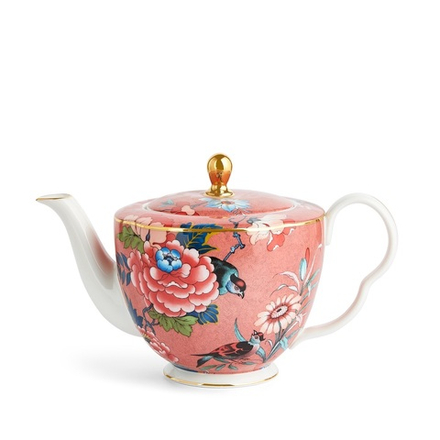 Wedgwood Чайник для чая Paeonia Blush 1 л Коралловый