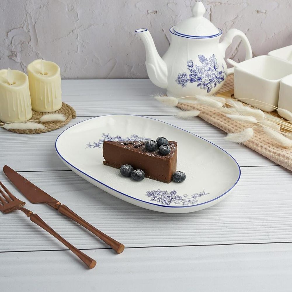 Блюдо овальное 25,6*17,8 см h2,5 см Sea Flower P.L. Proff Cuisine [1]