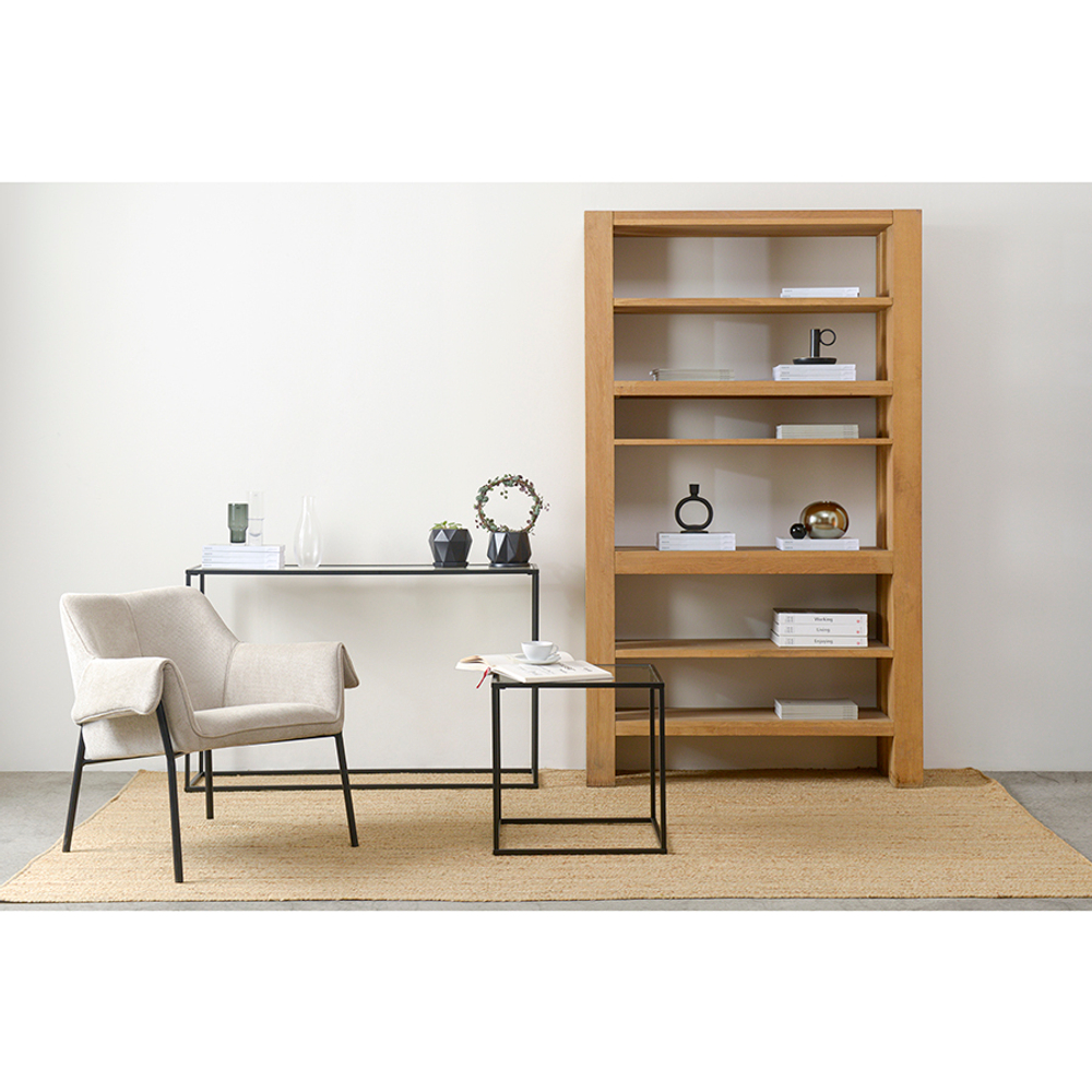 Лаунж-кресло Berg Aline серо-бежевое