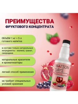 Основа для напитков и коктейлей Фруктовая сангрия 1 кг