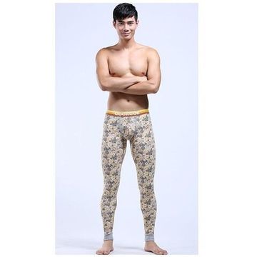Мужские кальсоны с узором бежевые Cockon MAN pants Begie23714