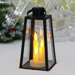 Сувенир с подсветкой «Пламя» 13*13*26 см (работает от 3*ААА), Черный