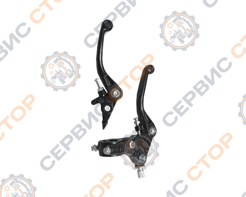 Рычаг сцепления + тормоза складные, черные НФ-00005086