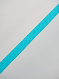 Резинка бретелечная ярко-голубая глянцевая ширина 10 мм