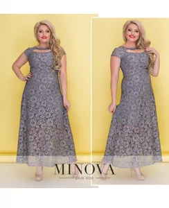 Платье 00275-серый Minova