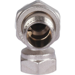 Клапан термостатический осевой STOUT - 1/2" x 1/2" (ВР/НР-американка, PN10, Tmax 110°C)
