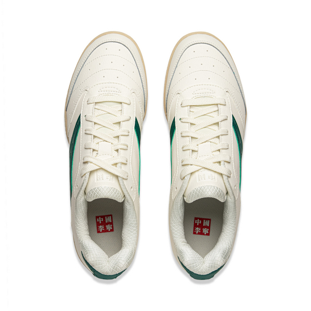 Li Ning Fashion Trend Collection Low top Casual Shoes Unisex Ecru
