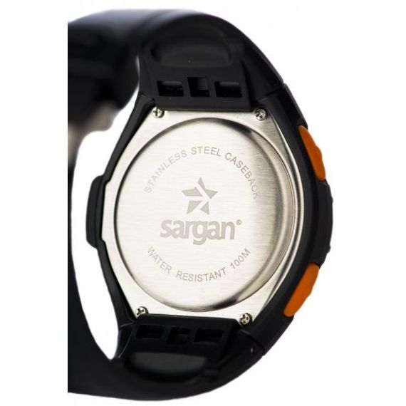 Водонепроницаемые мужские часы глубиномеры для дайвинга Sargan Вектор 100М Orange Оранжевые