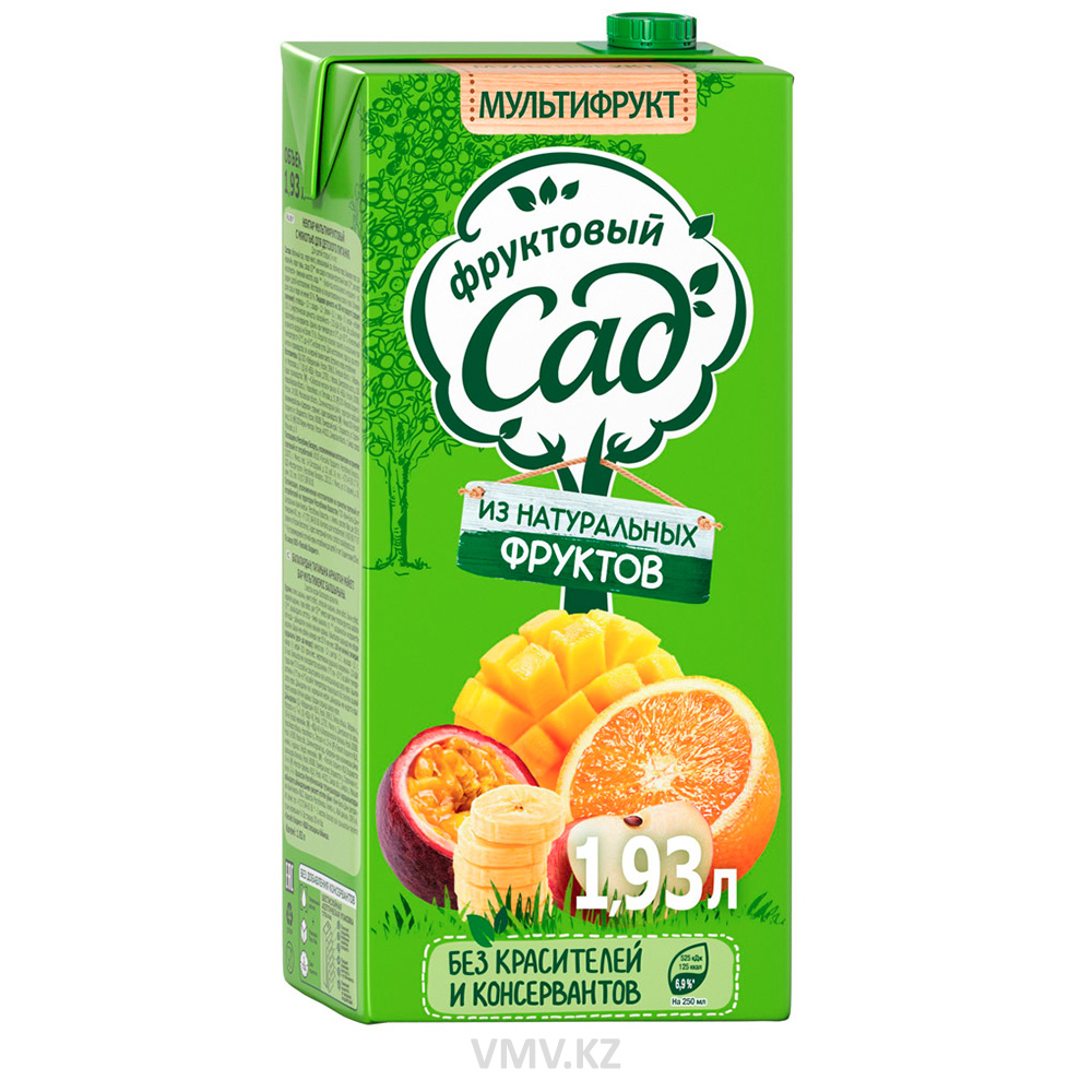 Сок натуральный Фруктовый Сад Мультифрукт 1.93 л