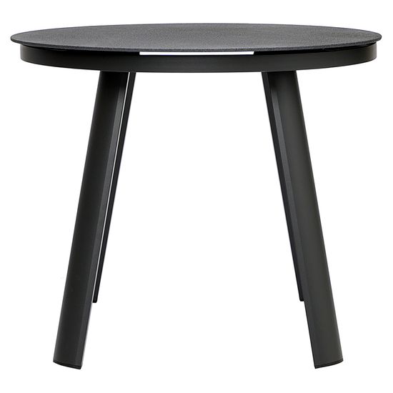 Стол уличный обеденный leif, D90 см, темно-серый