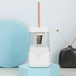 Точилка DELI "71202" электрическая, 1 отверстие, с контейнером, белая