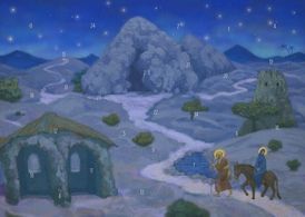 Адвентский календарь Елизаветы Сахаровой №2 (30х40см)