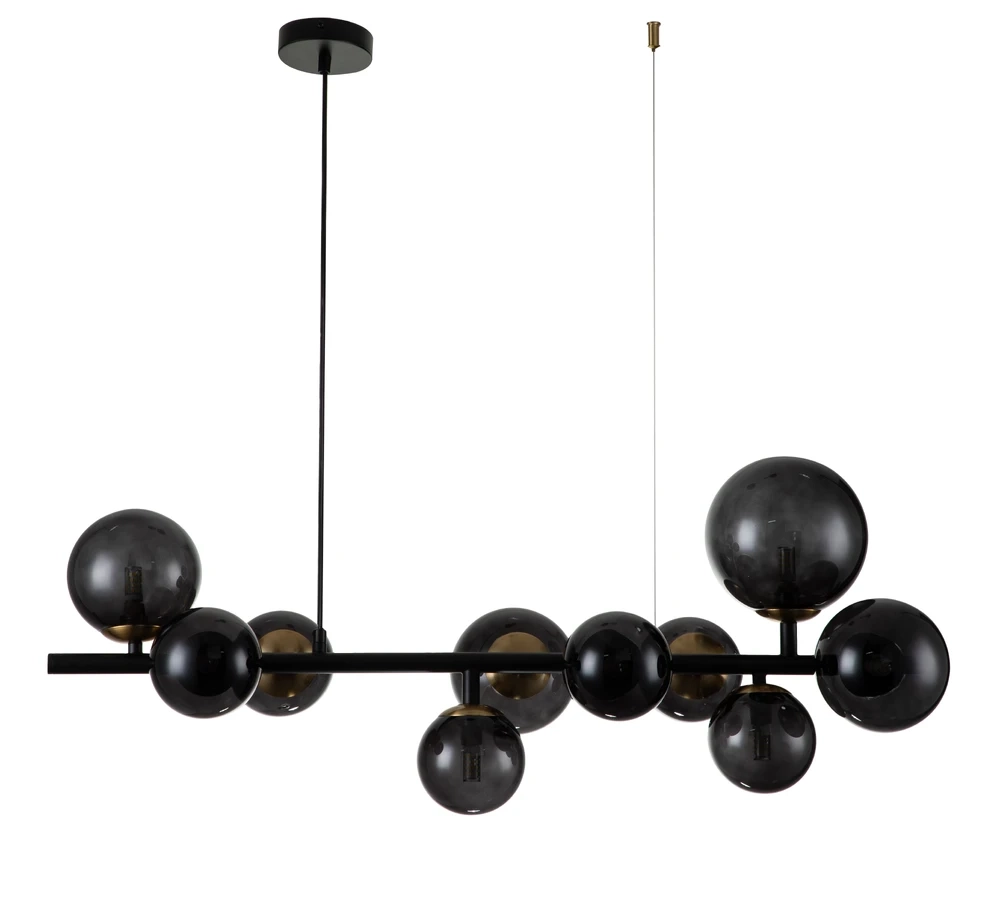 Подвесная люстра Indigo MOLECOLA 11018/10P Black V000196