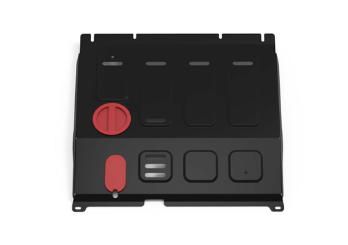 Защита картера АвтоБроня для Changan Alsvin FWD АКПП 2023-н.в., сталь 1.5 мм, с крепежом, штампованная, 111.08916.1