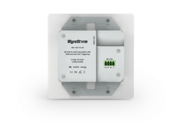 Wyrestorm SW-130-TX-US - настенный HDBT передатчик c 3 входами (2 HDMI, USB-C), USB хост, CEC, (4K: 100м), 2-gang US