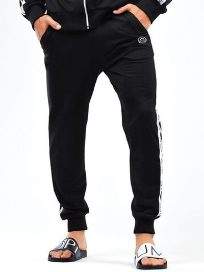 Мужские спортивные хлопковые штаны (Размер: M) (Цвет: черный)