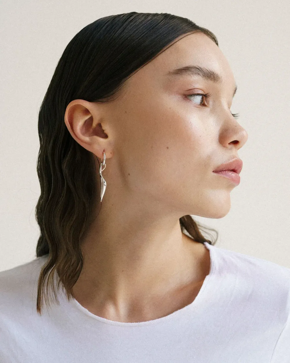 Моносерьга-кликер Basic S с подвеской Ukko