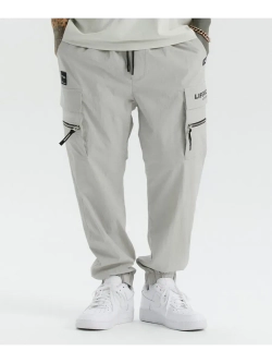 Брюки джоггеры с карманами на молнии