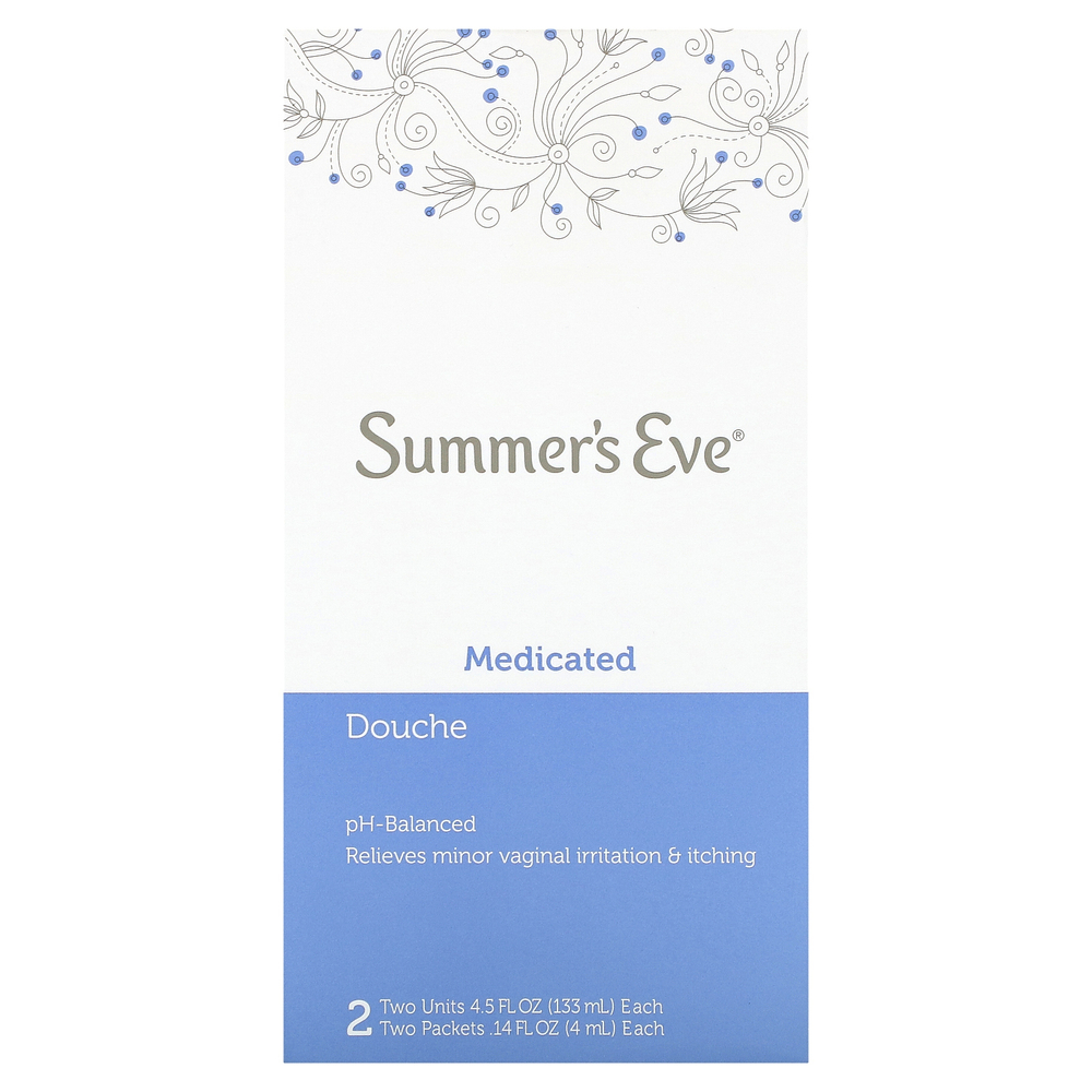 Summer's Eve, Лечебный душ, 2 порции по 133 мл (4,5 жидк. Унции)