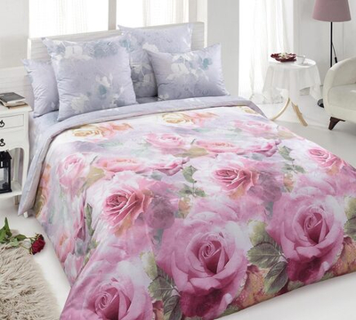 Постельное белье перкаль Евроразмер Саломея 1