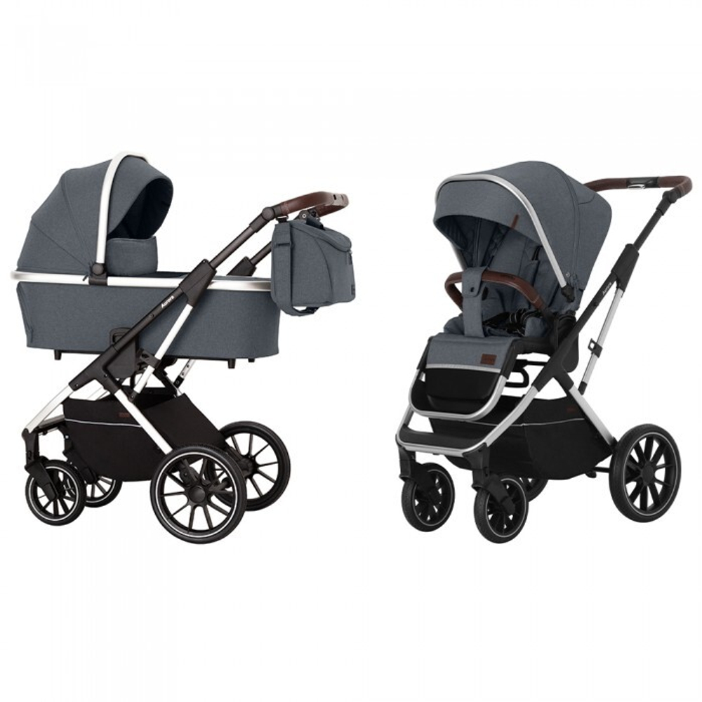 Коляска 2 В 1 Carrello Aurora CRL-6505 Iron Grey ДИЗАЙН 2022