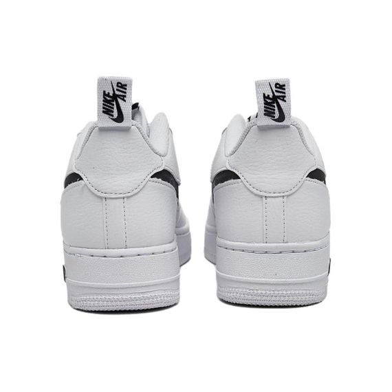 Nike Air FORCE 1 Дикий Детские Скейтбординги Низкие Белый Черный Унисекс