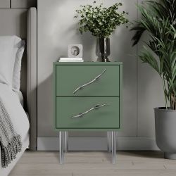 Тумба Арт Колор matte Стайл Сильвер Зеленый нефрит матовый