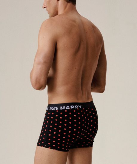 Трусы мужские боксеры (2шт) Atlantic 2GMH-028, хлопок, черный