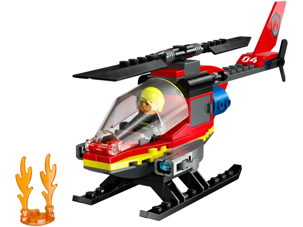 Конструктор LEGO City 60411 Пожарно-спасательный вертолёт