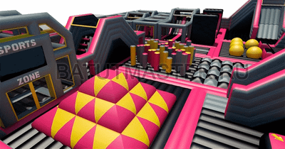 Надувной парк "Спорт зона"