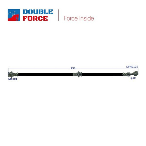 Шланг тормозной Double Force DFH0125