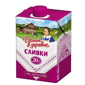 СЛИВКИ 20% 200ГР ДОМИК В ДЕРЕВНЕ