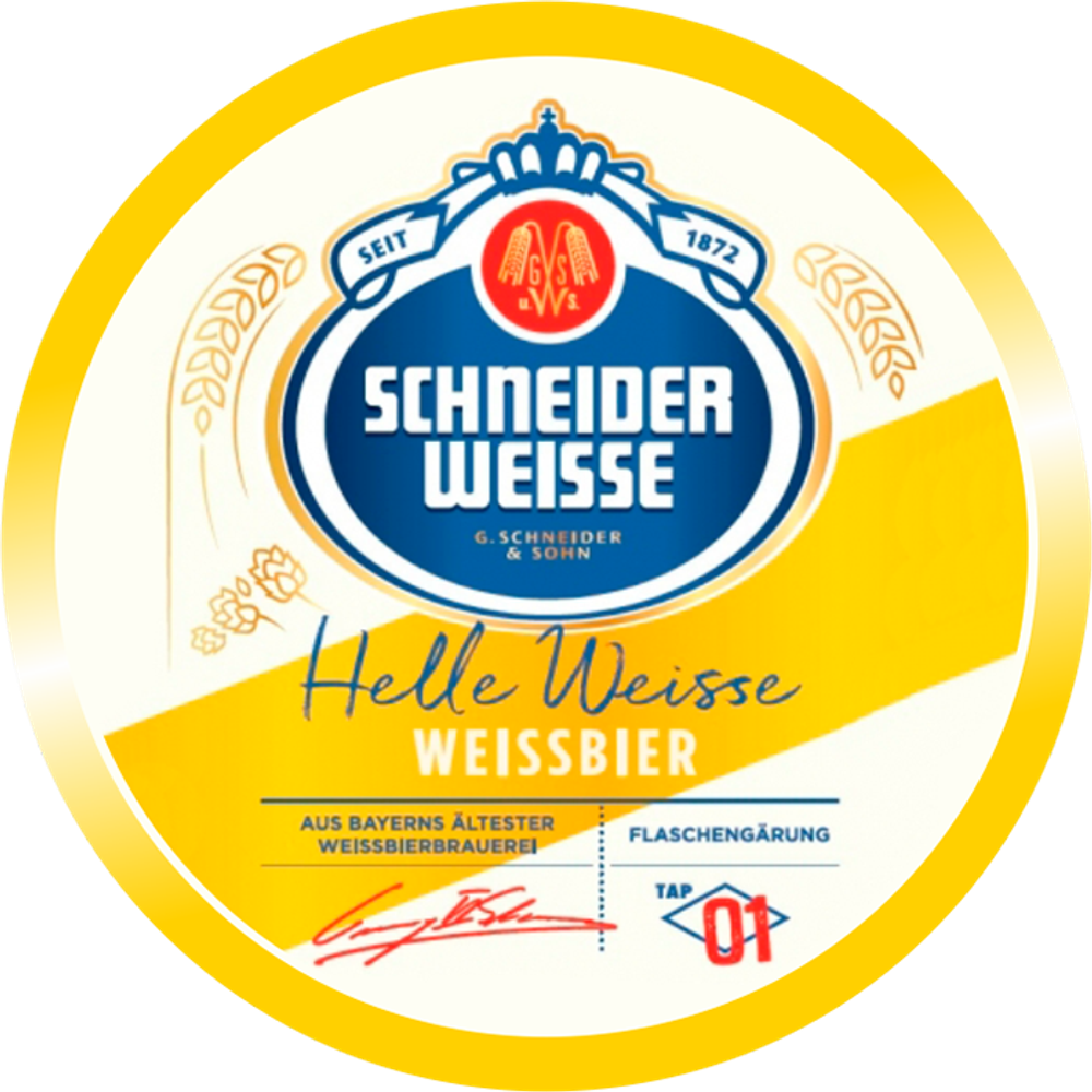 Пиво Шнайдер Вайсс ТАП 01 Майне Хелле Вайссе / Schneider Weisse TAP 01 Meine Helle Weisse 20л - кег