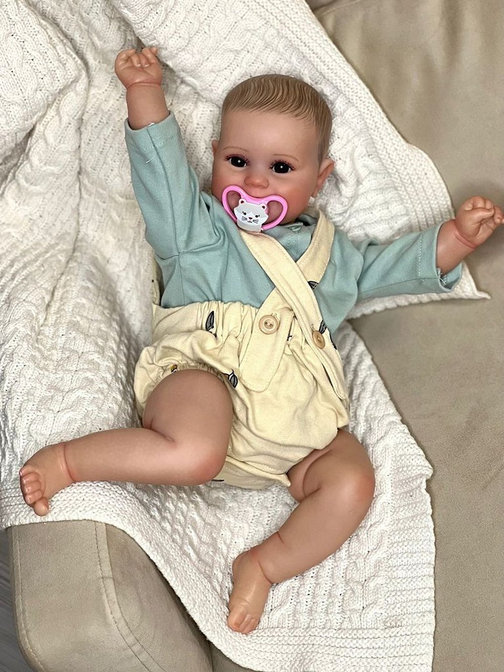 Кукла Реборн мягконабивная 50см в пакете (FA-015B)