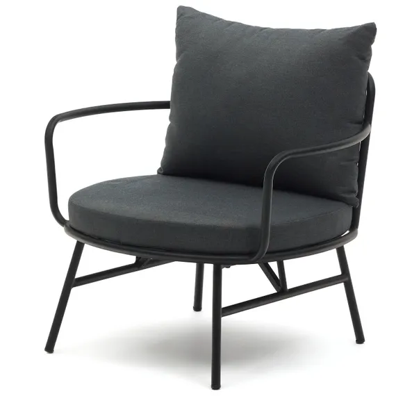 Bramant Кресло из стали с черной отделкой