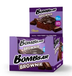 Печенье глазированное "Протеиновый брауни" 50 гр (Bombbar)