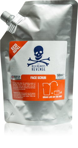 The Bluebeards Revenge Face Scrub Refill Pouch - очищающий скраб для лица для мужчин /  napełnienie 500  ml  / GTIN 5060297002786