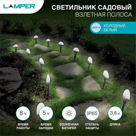 Гирлянда садовая грунтовая LAMPER 602-244