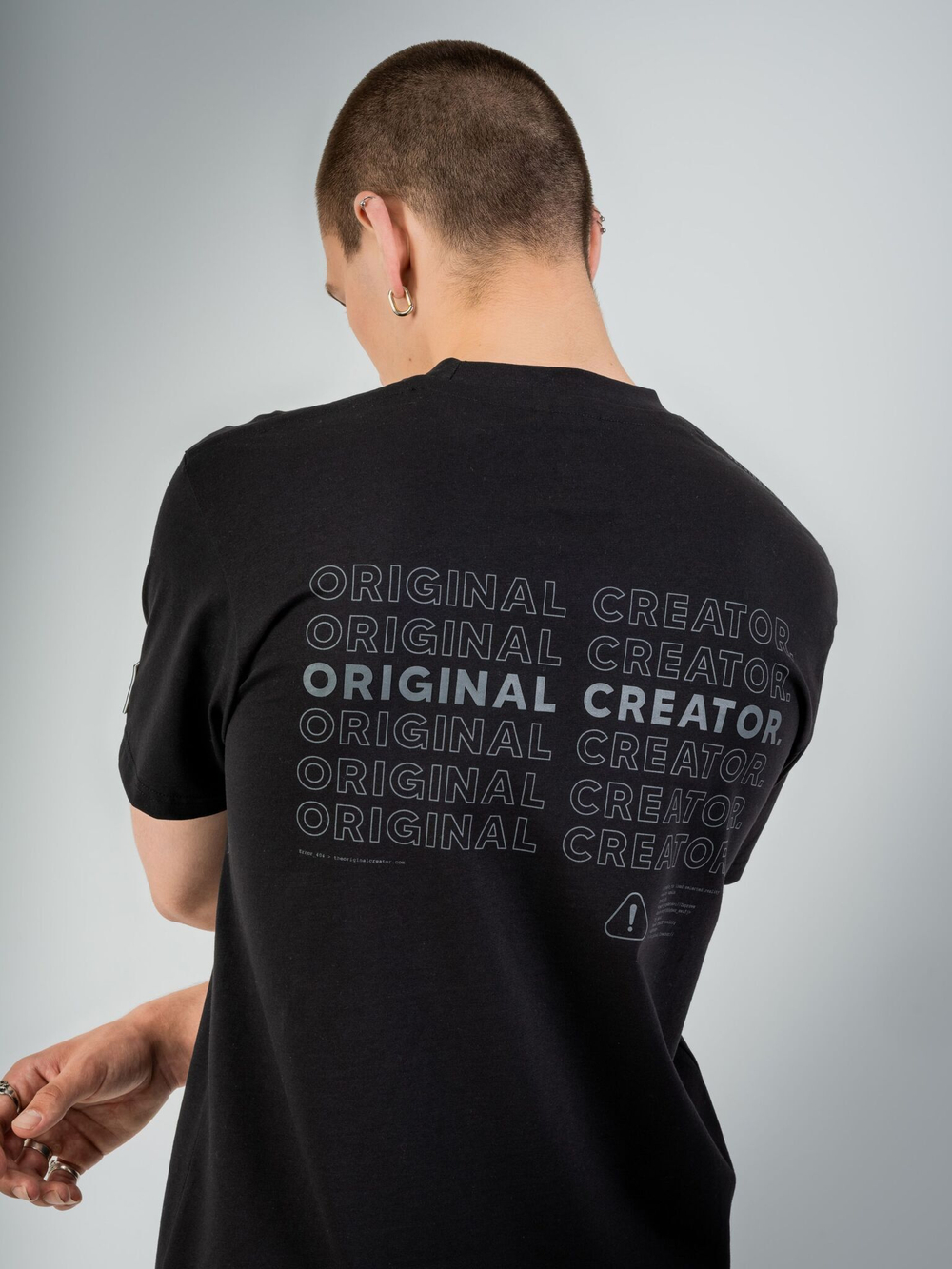 Футболка мужская ORIGINAL CREATOR LOADING GLITCH T-SHIRT, Черный